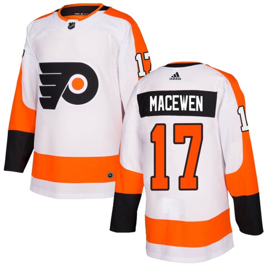 Zack MacEwen Philadelphia Flyers Authentic Adidas Jersey - White