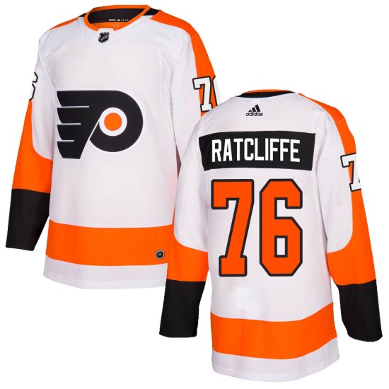 Isaac Ratcliffe Philadelphia Flyers Authentic Adidas Jersey - White