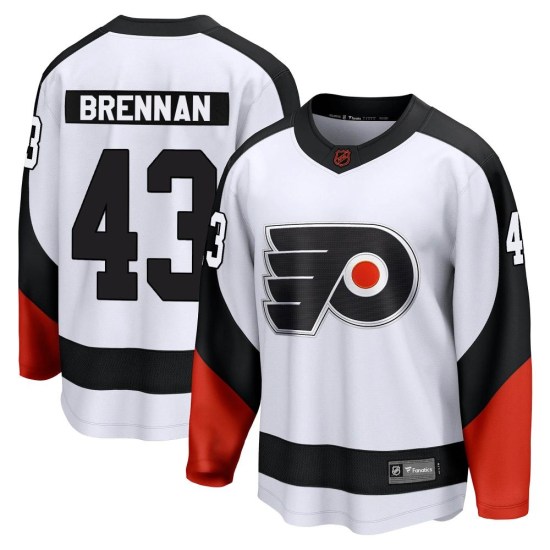T.J. Brennan Philadelphia Flyers Breakaway Special Edition 2.0 Fanatics Branded Jersey - White