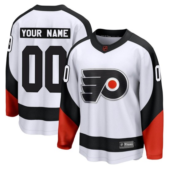 Custom Philadelphia Flyers Breakaway Custom Special Edition 2.0 Fanatics Branded Jersey - White