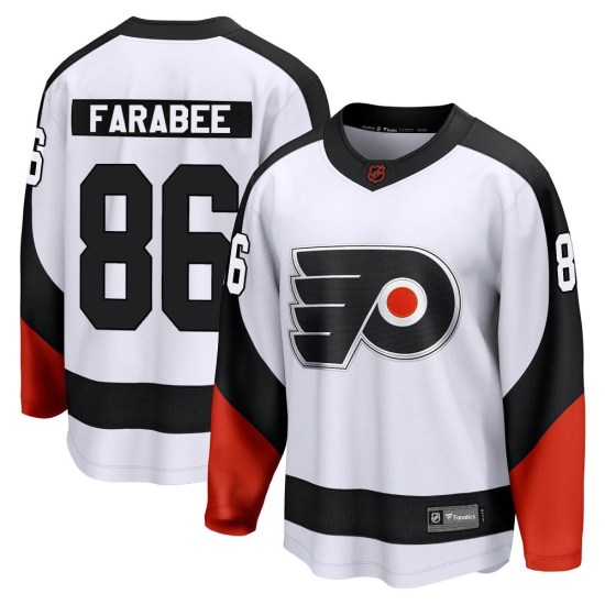 Joel Farabee Philadelphia Flyers Youth Breakaway Special Edition 2.0 Fanatics Branded Jersey - White