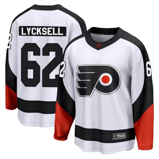 Olle Lycksell Philadelphia Flyers Youth Breakaway Special Edition 2.0 Fanatics Branded Jersey - White