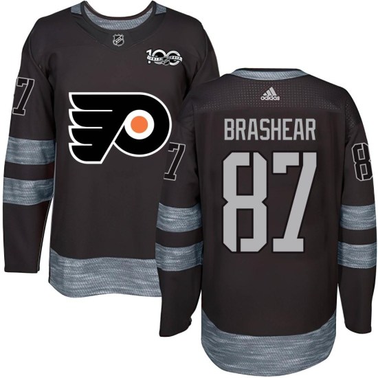 Donald Brashear Philadelphia Flyers Authentic 1917-2017 100th Anniversary Jersey - Black