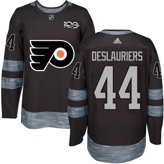 Nicolas Deslauriers Philadelphia Flyers Authentic 1917-2017 100th Anniversary Jersey - Black
