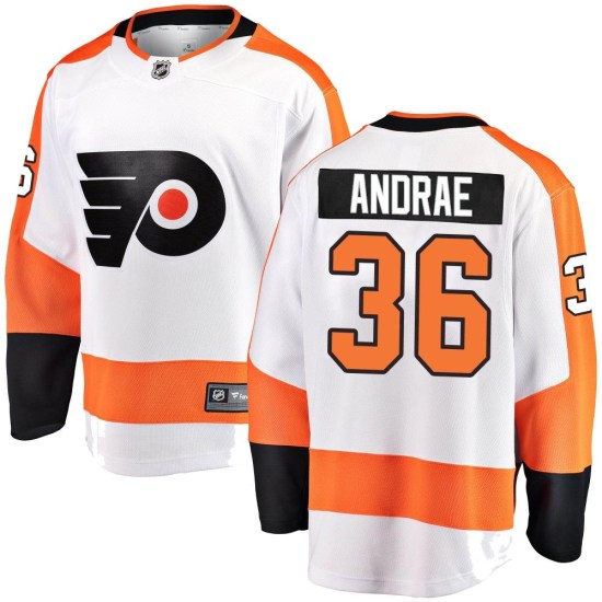 Emil Andrae Philadelphia Flyers Youth Breakaway Away Fanatics Branded Jersey - White