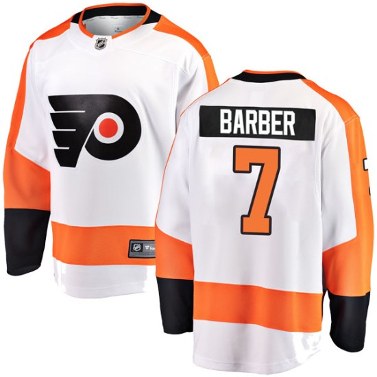 Bill Barber Philadelphia Flyers Youth Breakaway Away Fanatics Branded Jersey - White