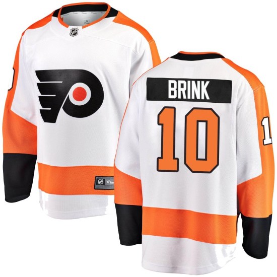 Bobby Brink Philadelphia Flyers Youth Breakaway Away Fanatics Branded Jersey - White