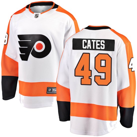 Noah Cates Philadelphia Flyers Youth Breakaway Away Fanatics Branded Jersey - White