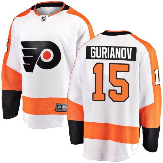 Denis Gurianov Philadelphia Flyers Youth Breakaway Away Fanatics Branded Jersey - White