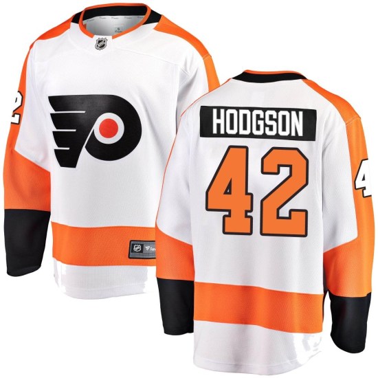 Hayden Hodgson Philadelphia Flyers Youth Breakaway Away Fanatics Branded Jersey - White