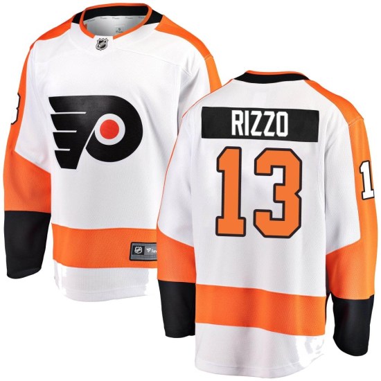 Massimo Rizzo Philadelphia Flyers Youth Breakaway Away Fanatics Branded Jersey - White