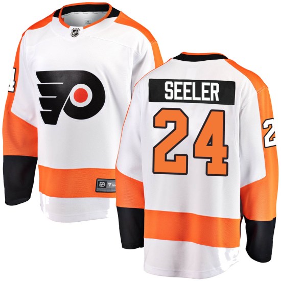 Nick Seeler Philadelphia Flyers Youth Breakaway Away Fanatics Branded Jersey - White