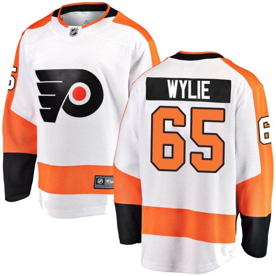 Wyatte Wylie Philadelphia Flyers Youth Breakaway Away Fanatics Branded Jersey - White