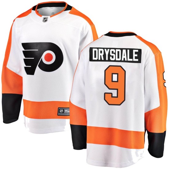 Jamie Drysdale Philadelphia Flyers Breakaway Away Fanatics Branded Jersey - White