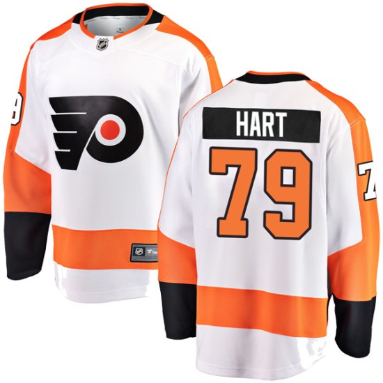 Carter Hart Philadelphia Flyers Breakaway Away Fanatics Branded Jersey - White