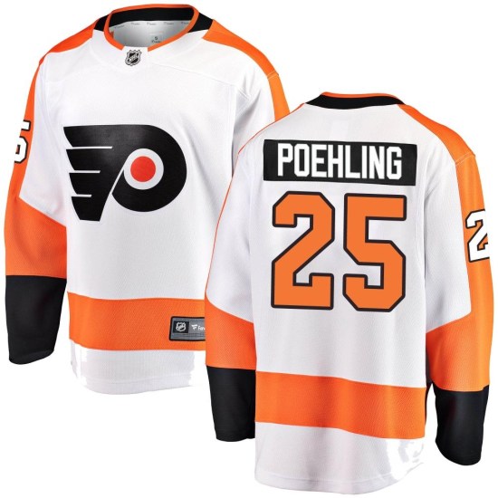 Ryan Poehling Philadelphia Flyers Breakaway Away Fanatics Branded Jersey - White